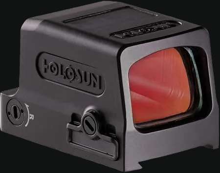 Holosun HS507K red circle dot holographic sight with front viewing window