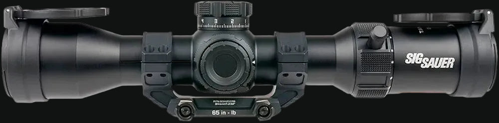 Sig Sauer Tango-MSR riflescope with side knob and mounting base