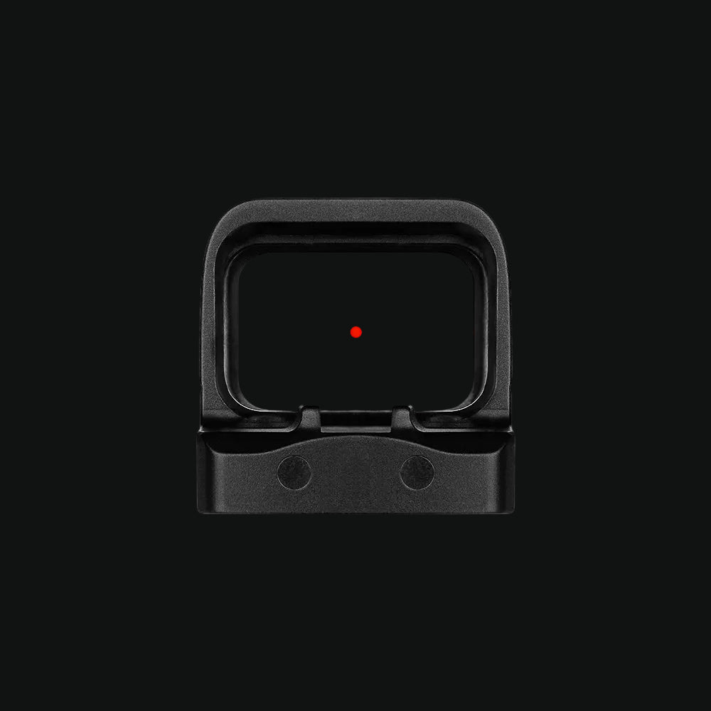 Olight enclosed red dot sight with small red aiming point
