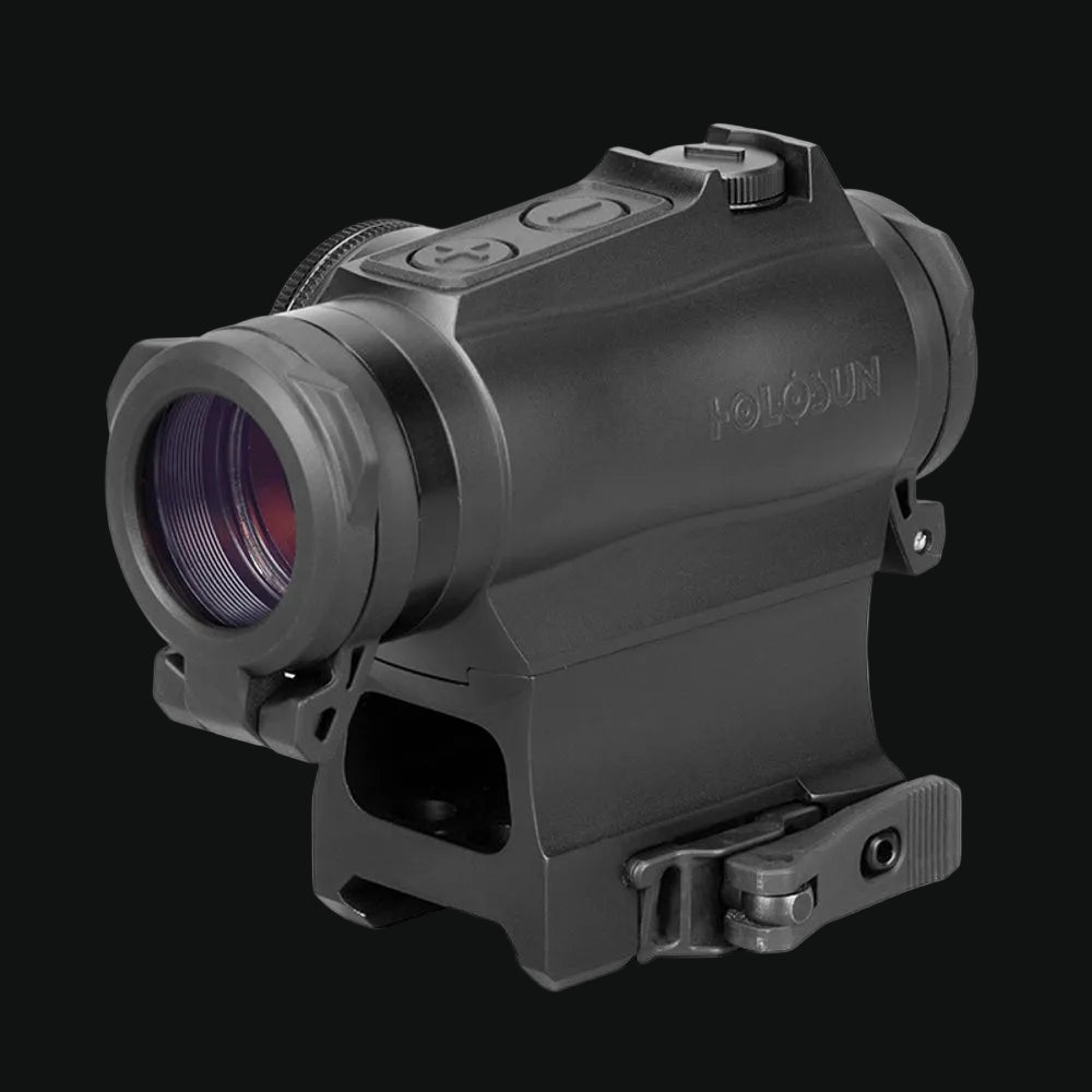 Holosun HE515GM optical sight, black body, front lens, QD mount