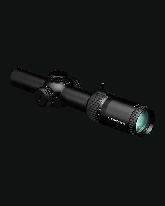 Vortex LPVO riflescope, matte black with illuminated front objective lens