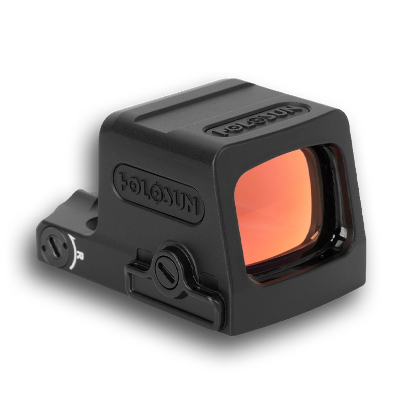 Holosun HE407COMP green-dot reflex sight, black housing with front lens window