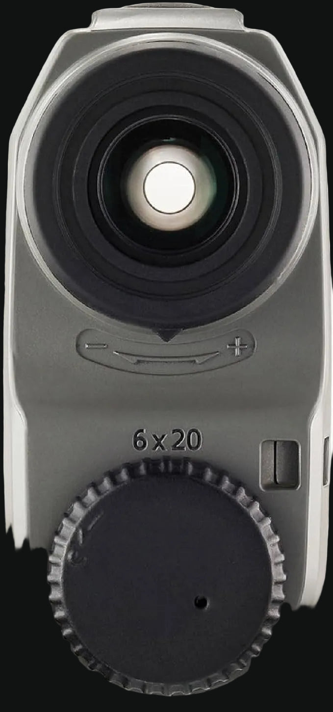 Nikon PROSTAFF 1000 laser rangefinder rear view with eyepiece and control dial