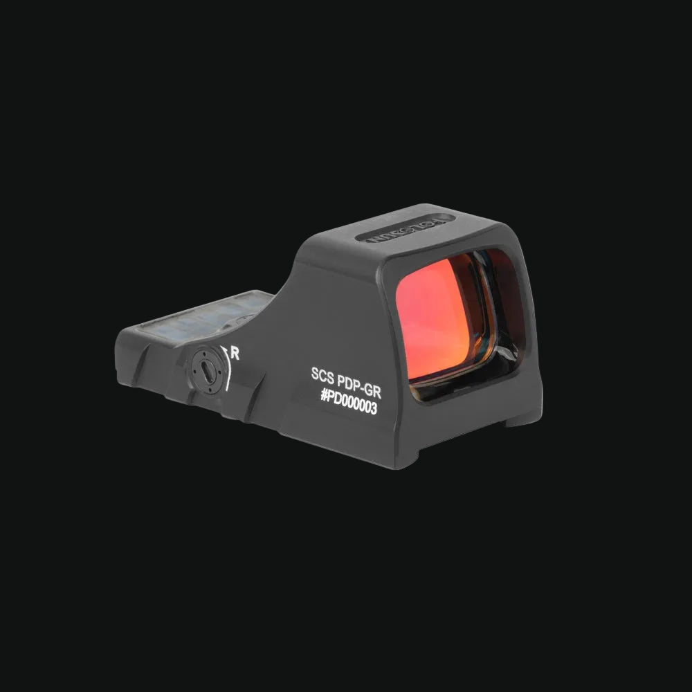 Holosun SCS-PDP-GR reflex sight with orange illuminated reticle