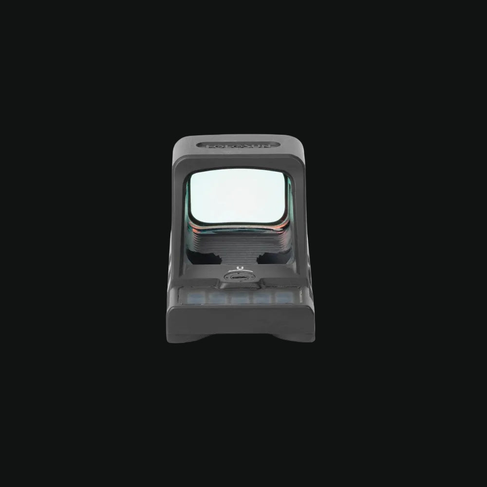 Holosun SCS-PDP-GR reflex sight front, clear lens window