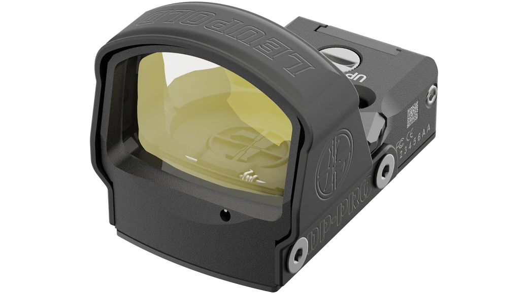 Leupold DeltaPoint Pro reflex sight angled rear housing, matte black with adjustment area