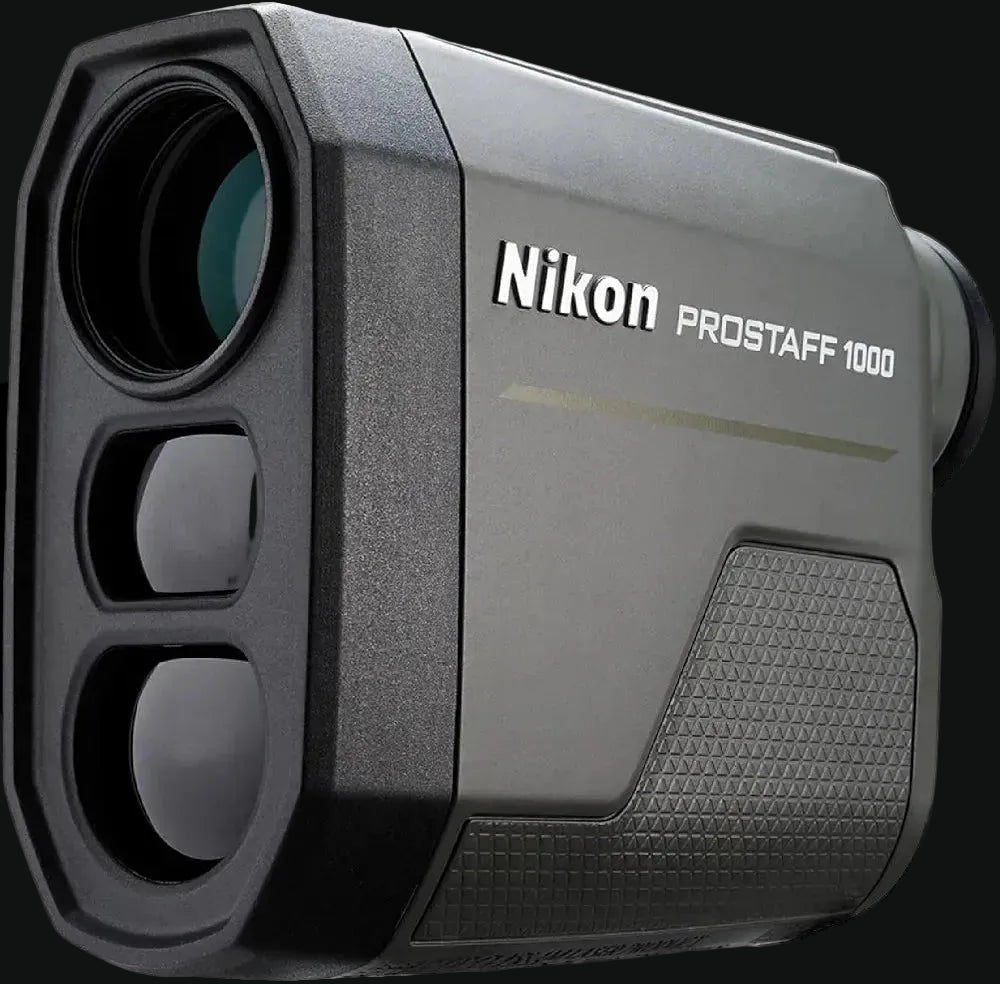 Nikon PROSTAFF 1000 laser rangefinder with textured grip and large front lens